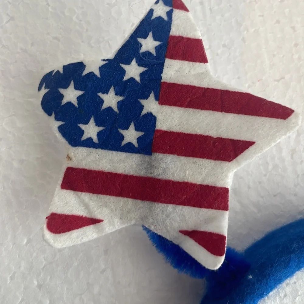 American flag headband star stripes red white blue patriotic one size fits most